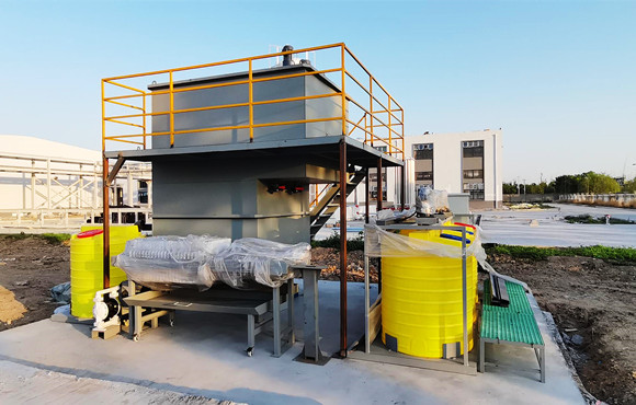 塑特新材料科技有限公司生產(chǎn)廢水處理項目進入安裝階段